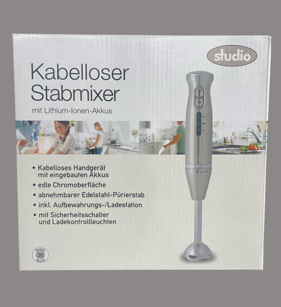 Kabelloser Stabmixer