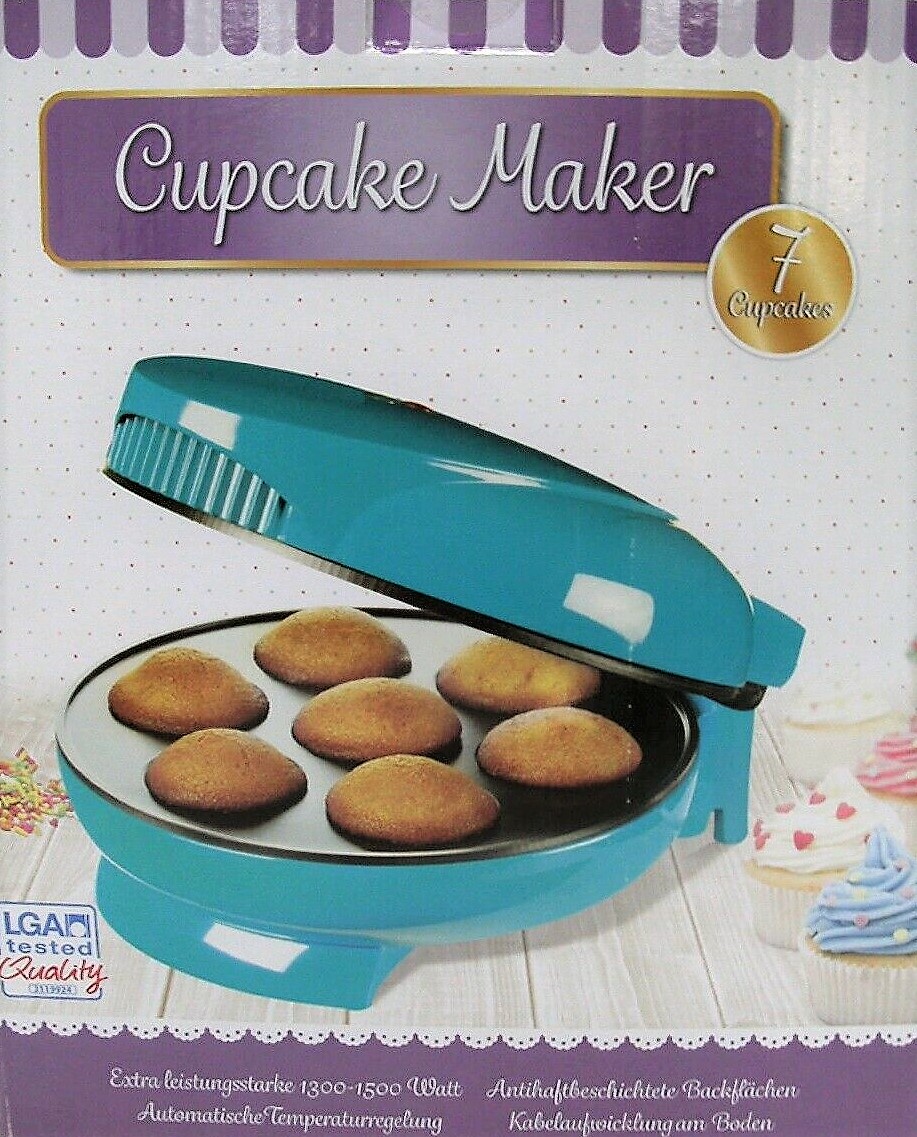 Cupcake Maker für 7 Mini Cupcakes 1500 Watt netsend GmbH