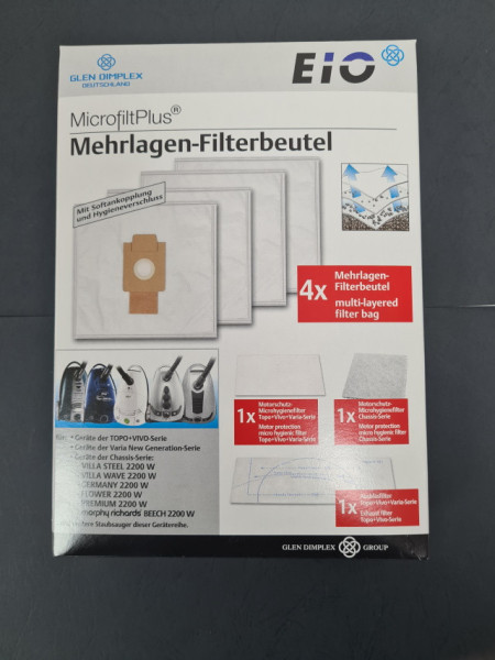 Staubsaugerbeutel/Filterbeutel/Swirl EIO 80