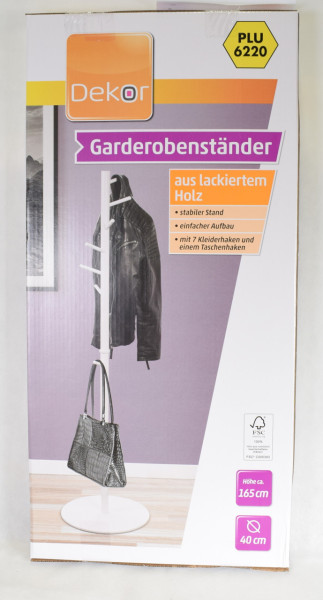 Garderobenständer Weiss